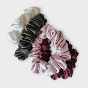 Scrunchies de seda Mulberry